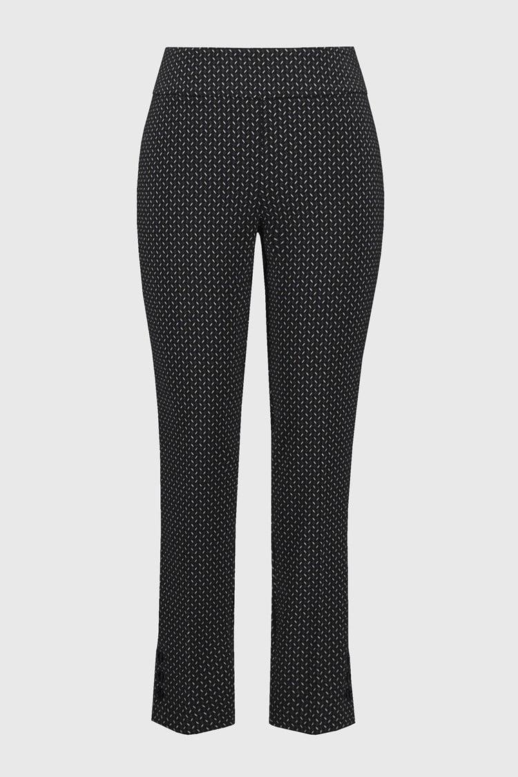 Jacquard Abstract Print Pull-On Pants Product Image