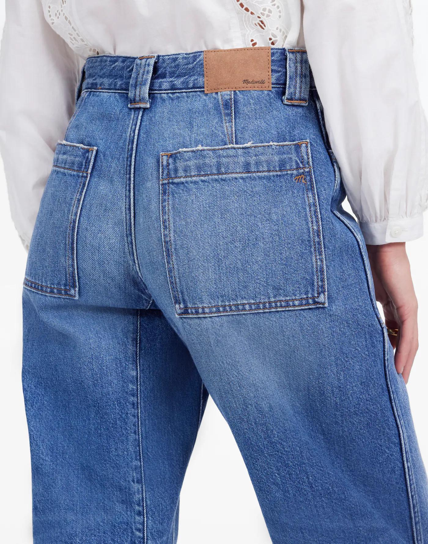 The Darted Barrel-Leg Jean Product Image