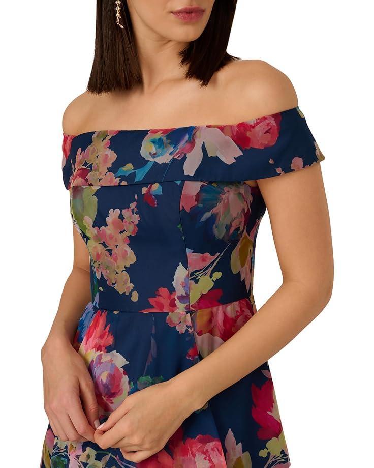Women's Adrianna Papell Floral Organza High Low Dress Product Image