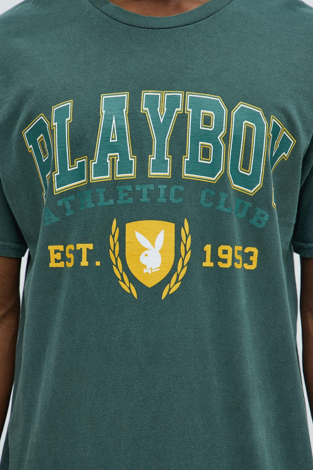 Playboy Athletic Club Short Sleeve Tee - Green Male Product Image
