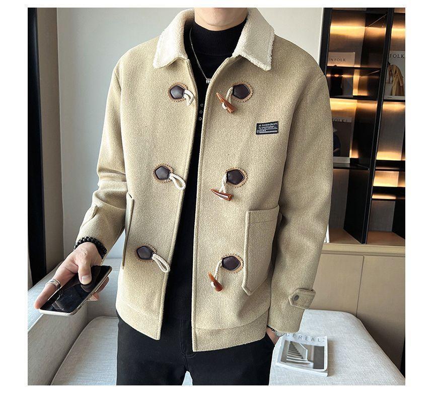 Long-Sleeve Fleece Color-Block Toggle  Jacket Product Image