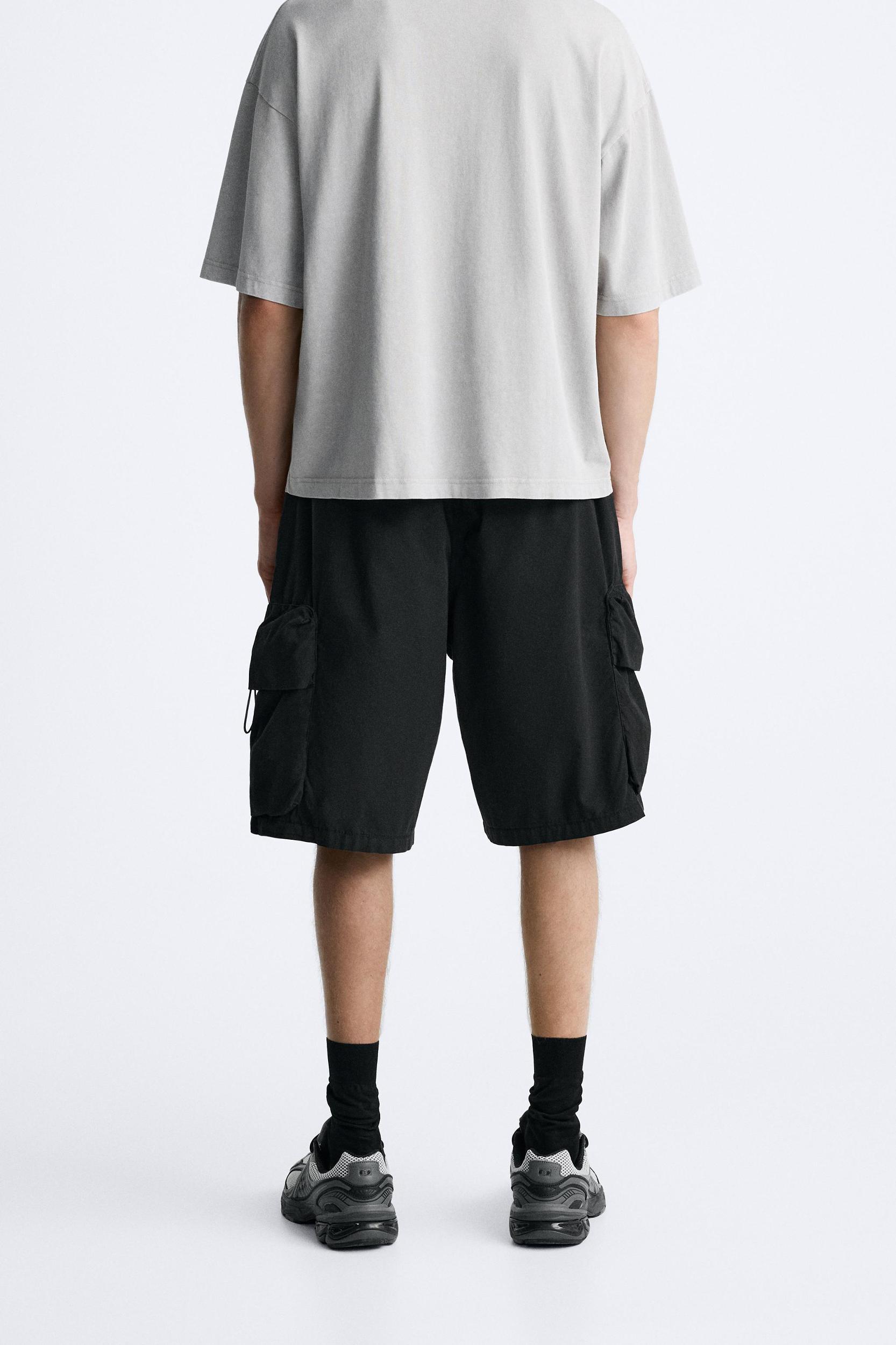 WASHED CARGO SHORTS Product Image