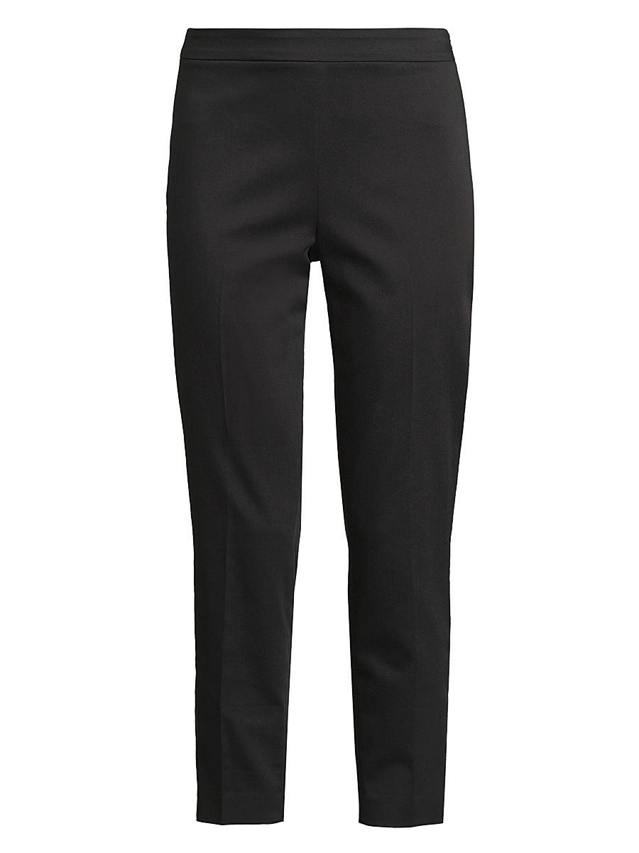 Womens Cotton-Blend Chino Crop Pants Product Image