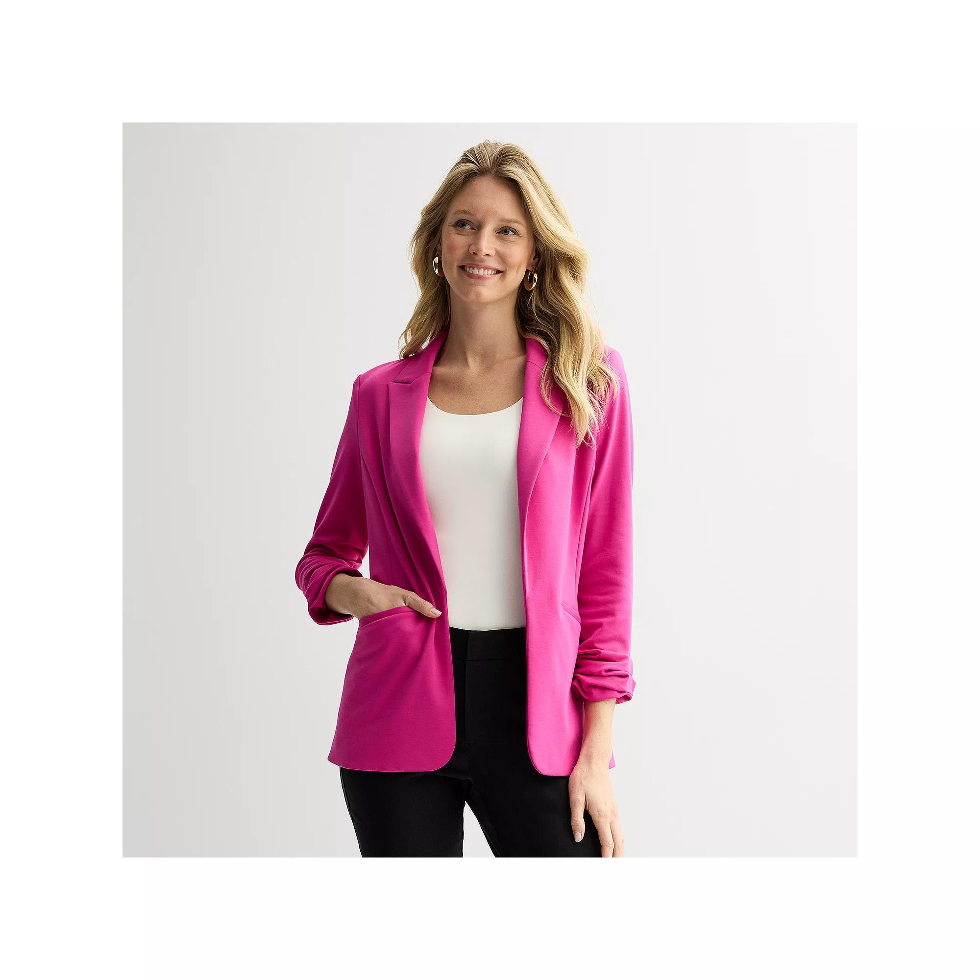 Womens Nine West Knit Closureless Blazer Product Image