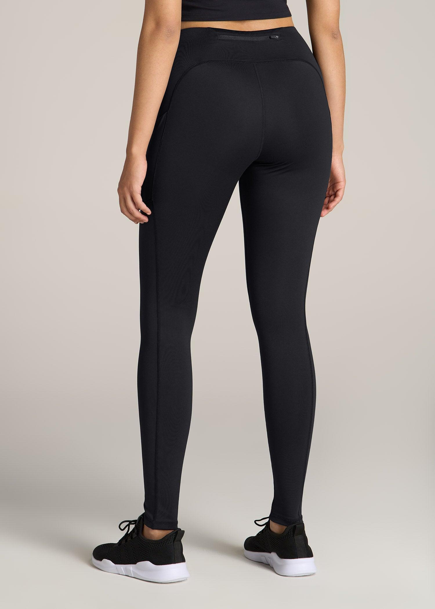 Women's Active Tall Leggings with Pockets in Black Product Image