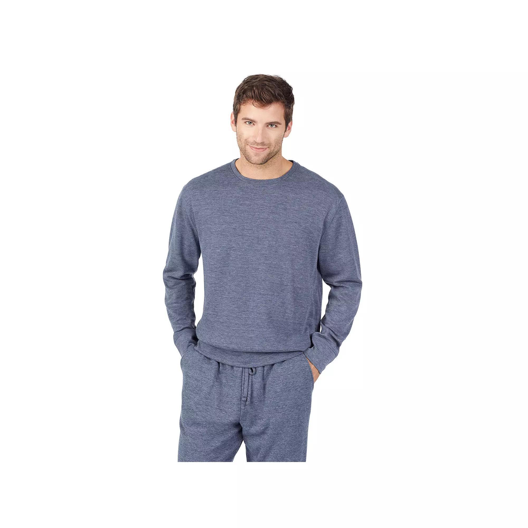 Big & Tall Cuddl Duds® Essentials Pajama Top, Men's, Size: 4XB, Black Product Image