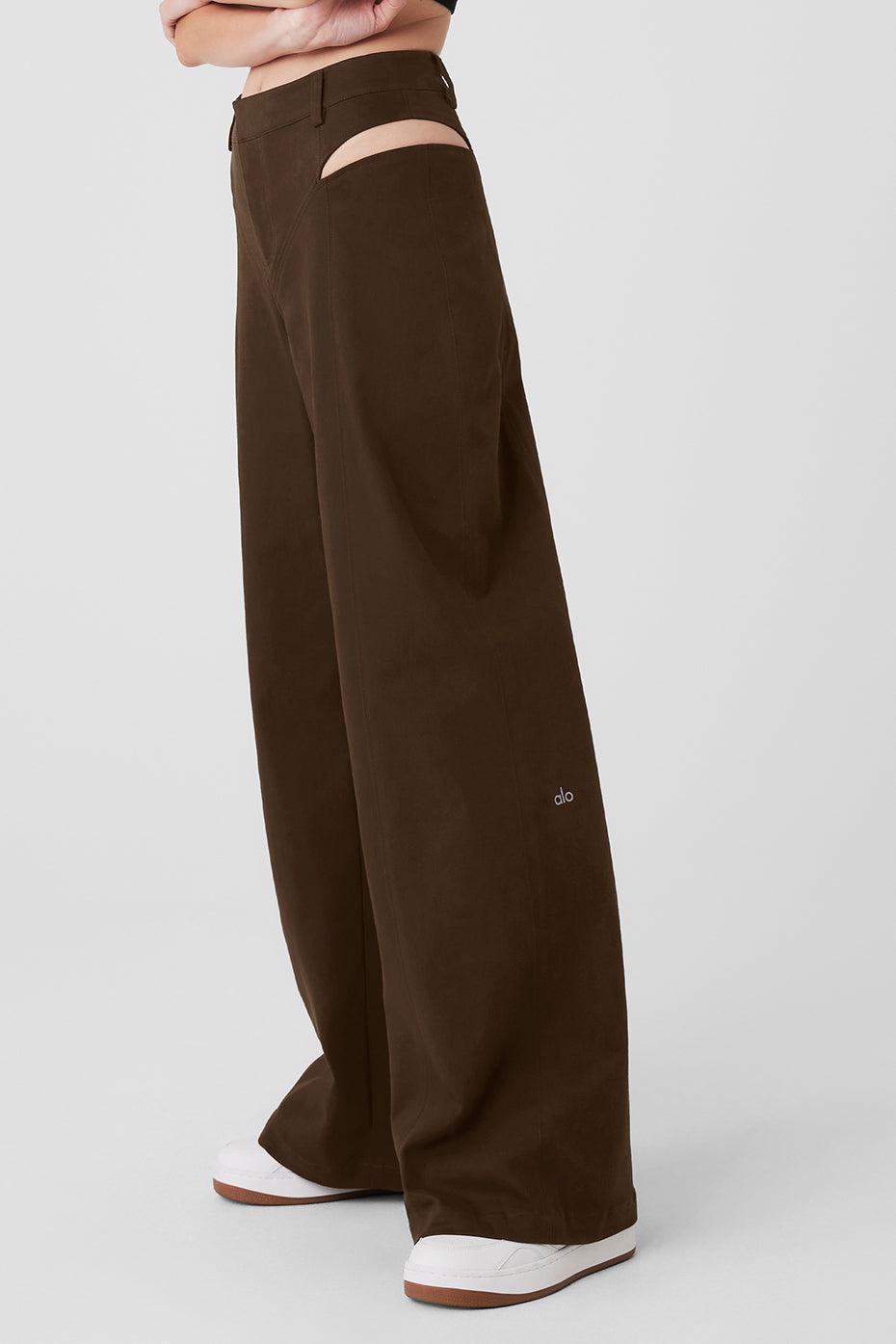 High-Waist Risk Taker Trouser - Espresso Female Product Image