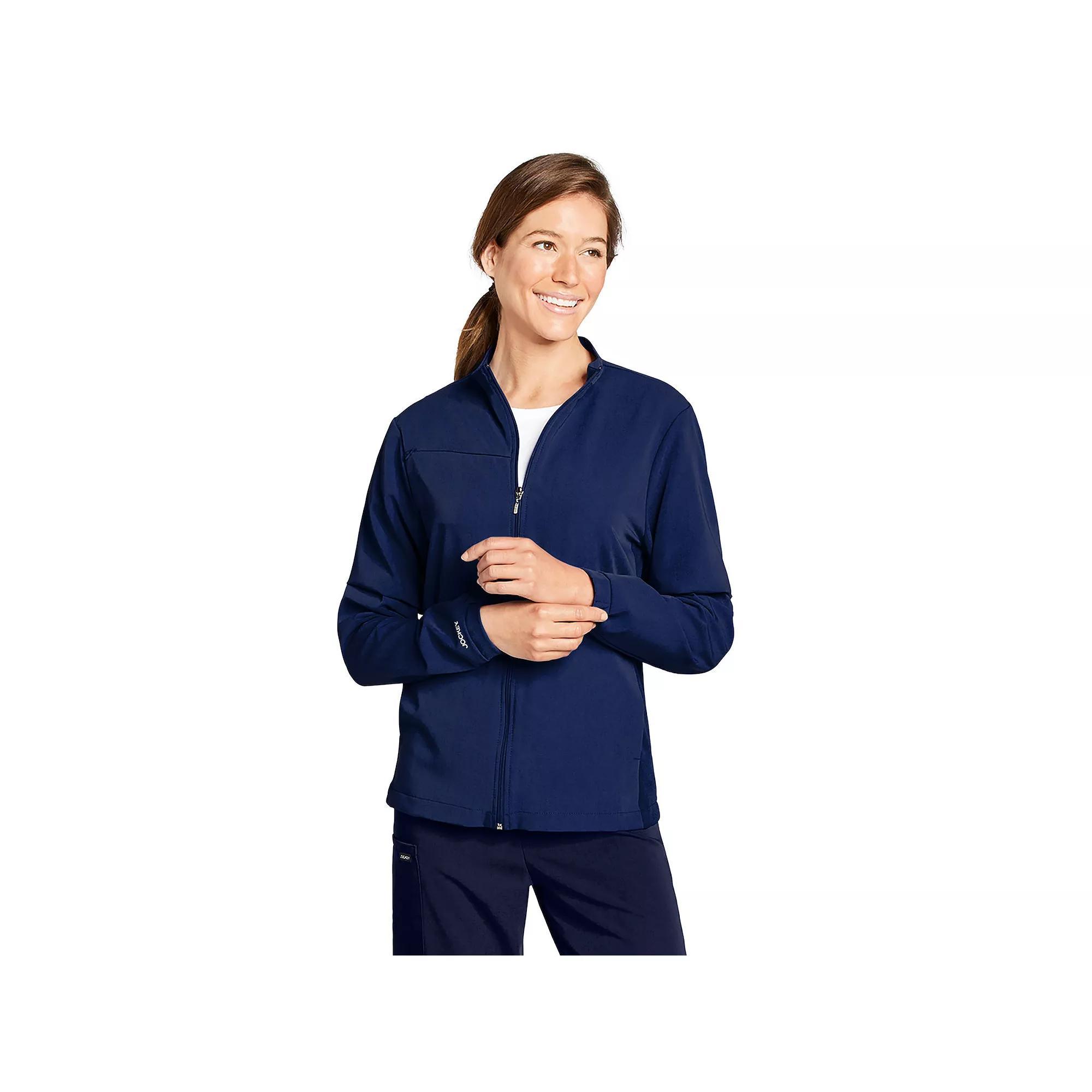 Unisex Jockey® Scrubs Zip & Go Jacket, Women's, Size: XXL, Black Product Image