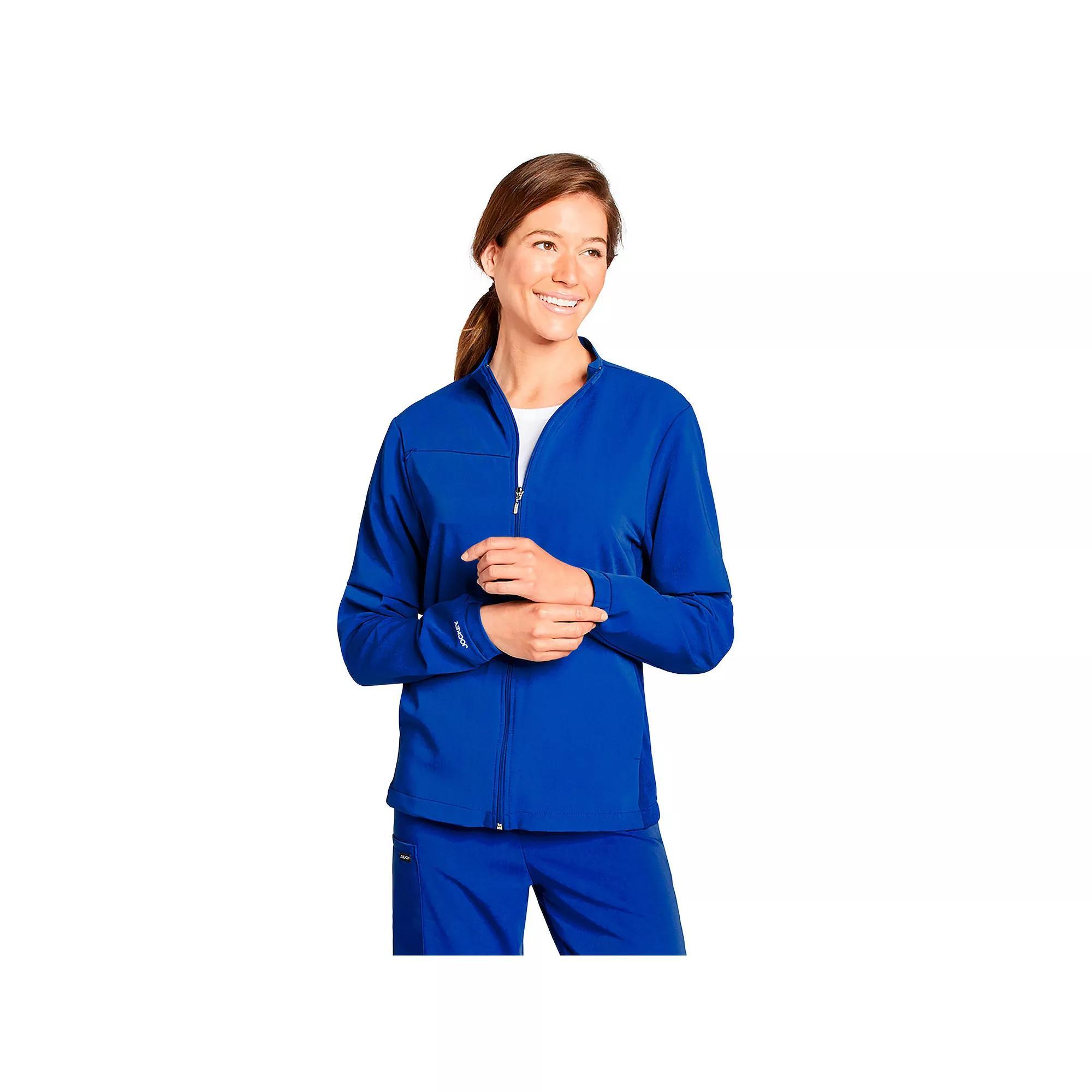 Unisex Jockey® Scrubs Zip & Go Jacket, Women's, Size: XXL, Black Product Image