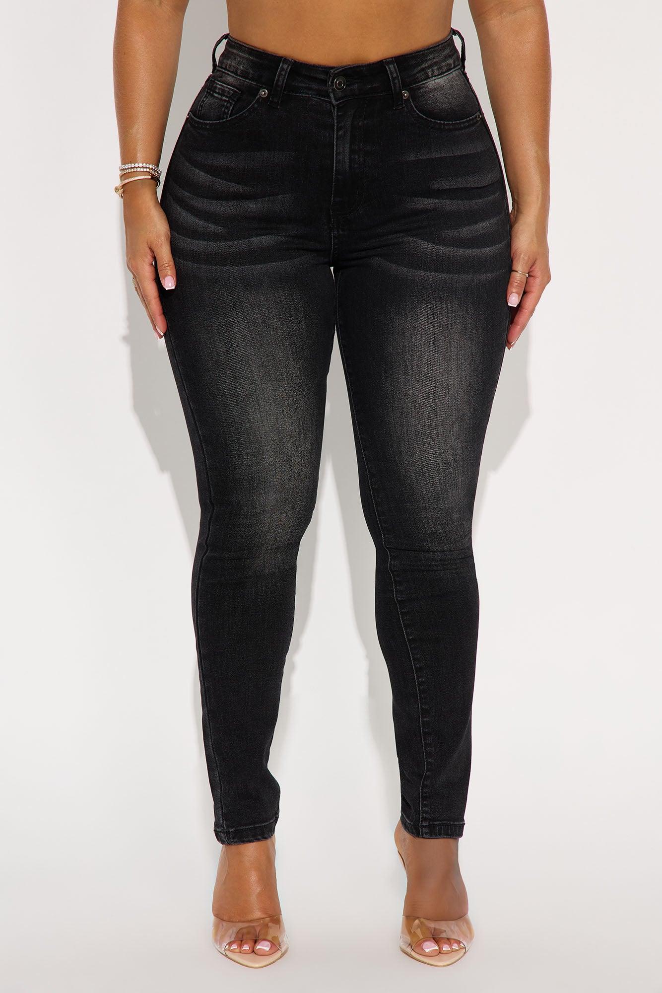 In The Black Skinny Jeans - Black Wash Product Image