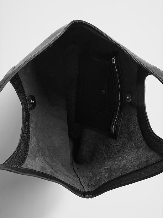 Vegan Leather Modern Hobo Tote Product Image