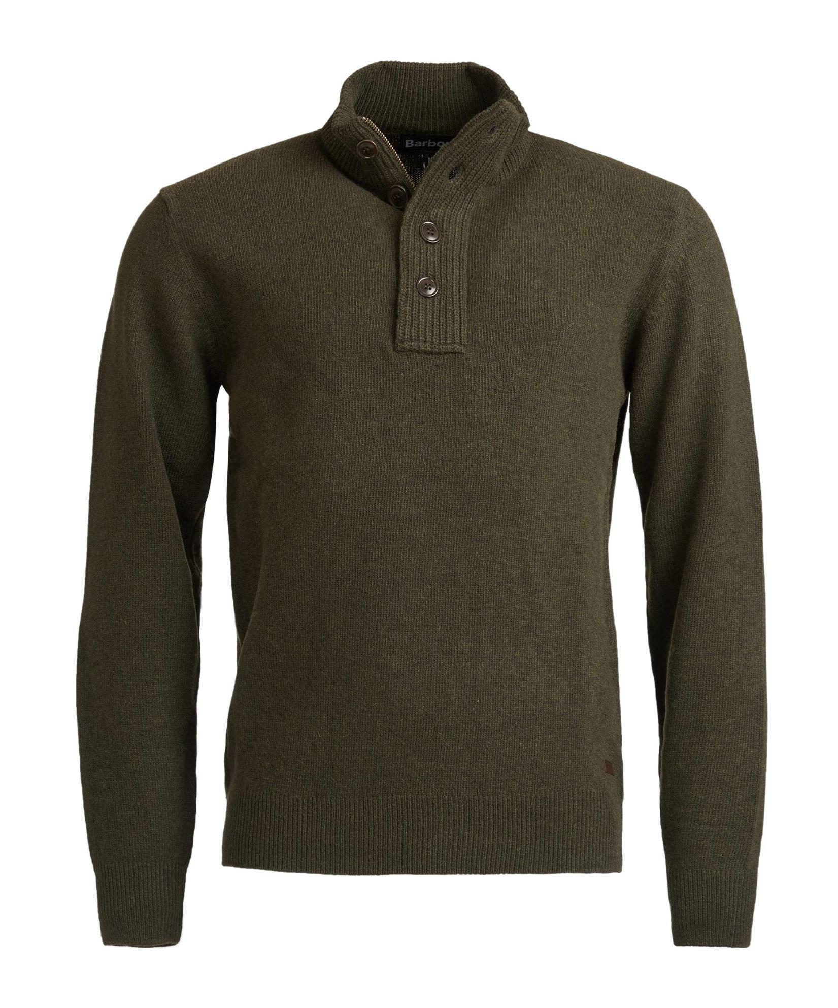 BARBOUR High-neck Sweater In Green Product Image