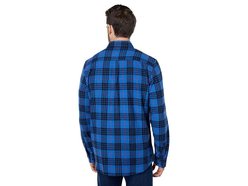 L.L.Bean Stewart Scotch Grey Plaid Flannel Long Sleeve Woven Shirt Product Image