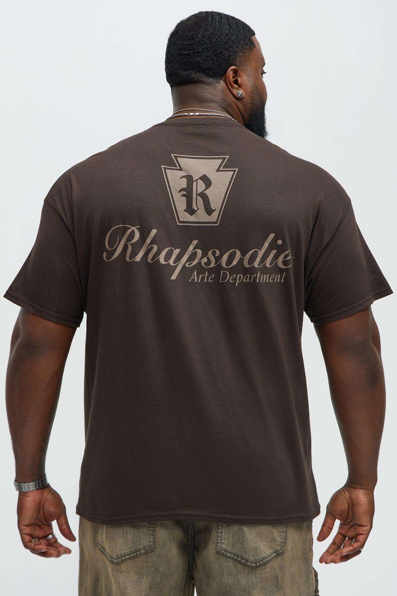 Rhapsodie Art Dept Short Sleeve Tee - Chocolate Product Image