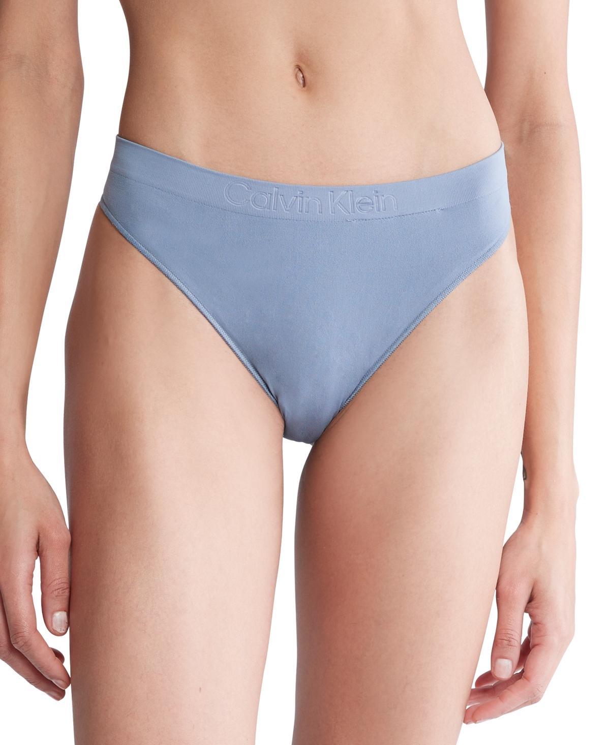 Calvin Klein Women's Bonded Flex Thong - Yellow - XL Product Image
