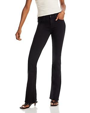 7 For All Mankind Kimmie Mid Rise Bootcut Jeans in Rinse Black Product Image