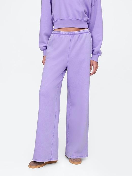 VintageSoft Baggy Wide-Leg Sweatpants Product Image