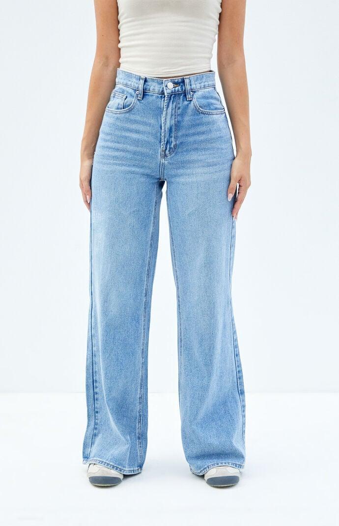 Womens Nora Wide Leg Jeans - Product Image