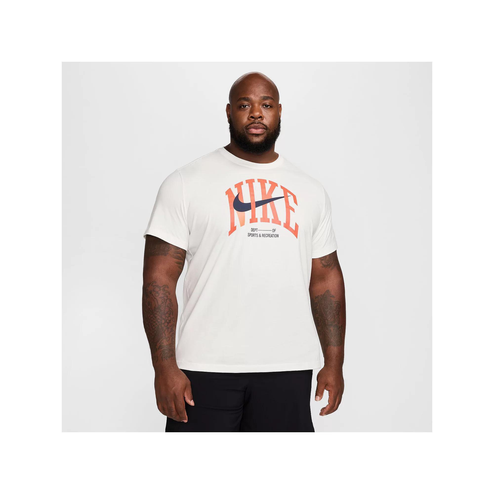 Men's Nike Fitness Graphic Tee, Size: Small, Summit White Product Image