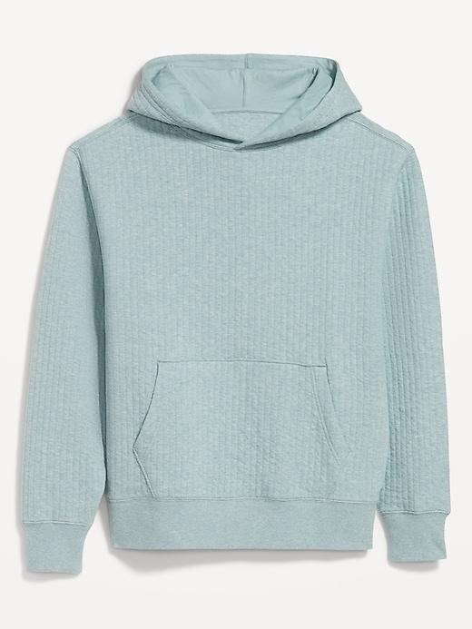 Essential Quilted Fleece Hoodie Product Image