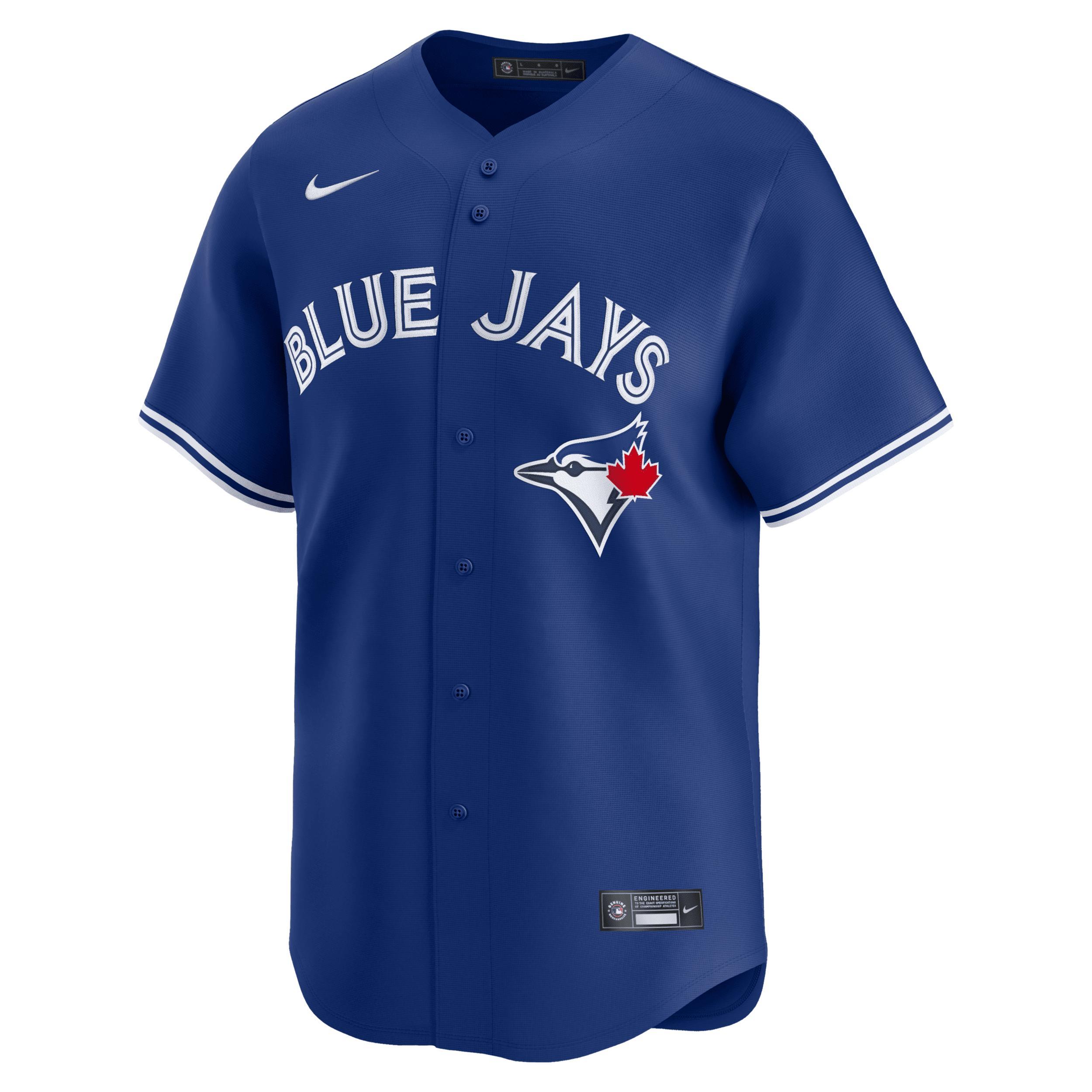 Men's Nike Bo Bichette Royal Toronto Blue Jays Alternate Limited Player Jersey, Size: Small, Jay Blue Product Image