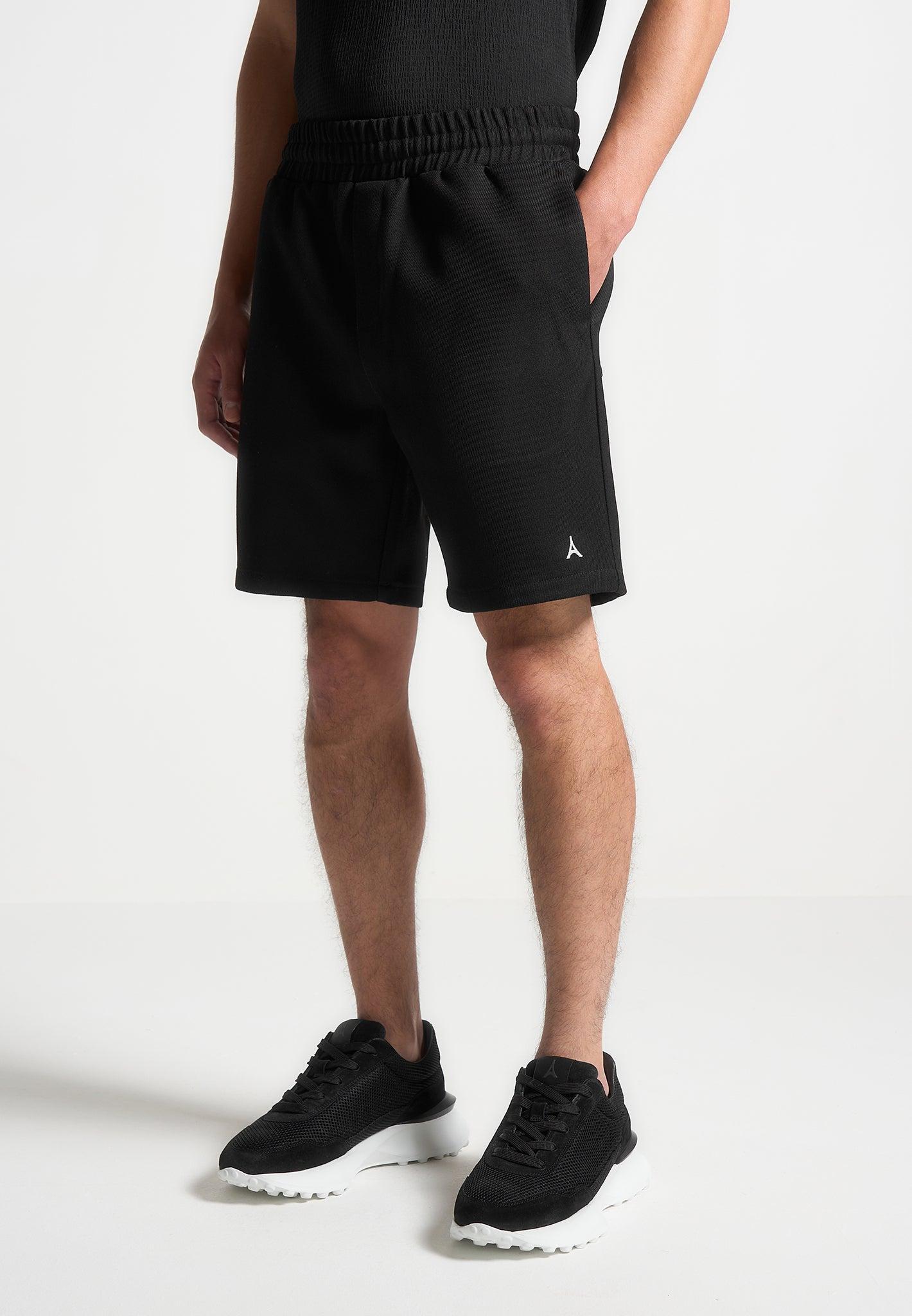 Eiffel Twill Shorts - Black Male Product Image