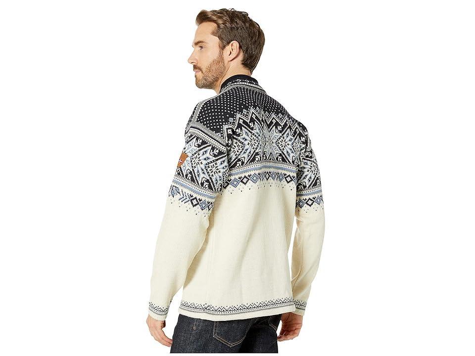 Dale of Norway Vail (C-Midnight Navy/Red Rose/Off White) Men's Sweater Product Image