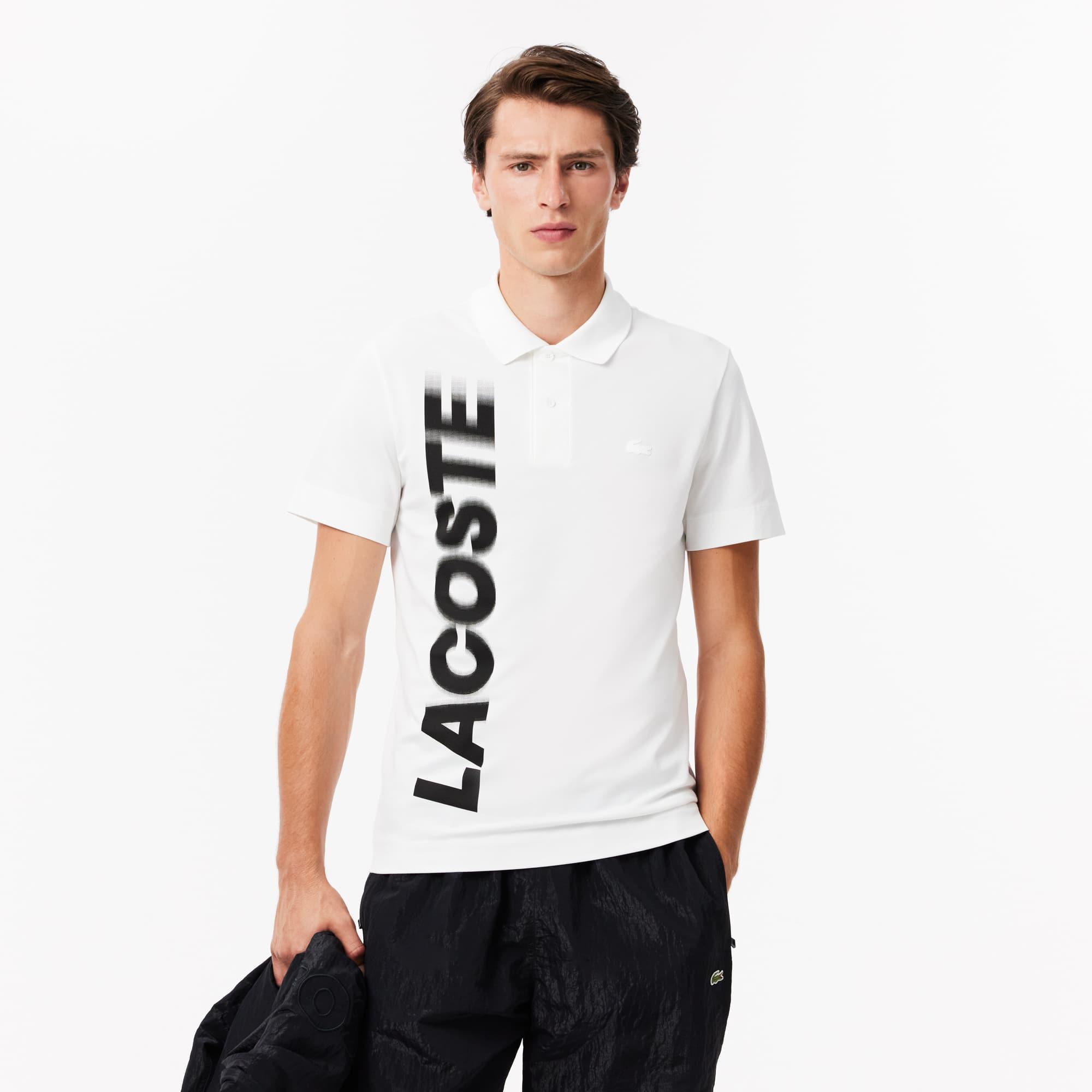 Men's Regular Fit Lacoste Movement Printed Polo Product Image