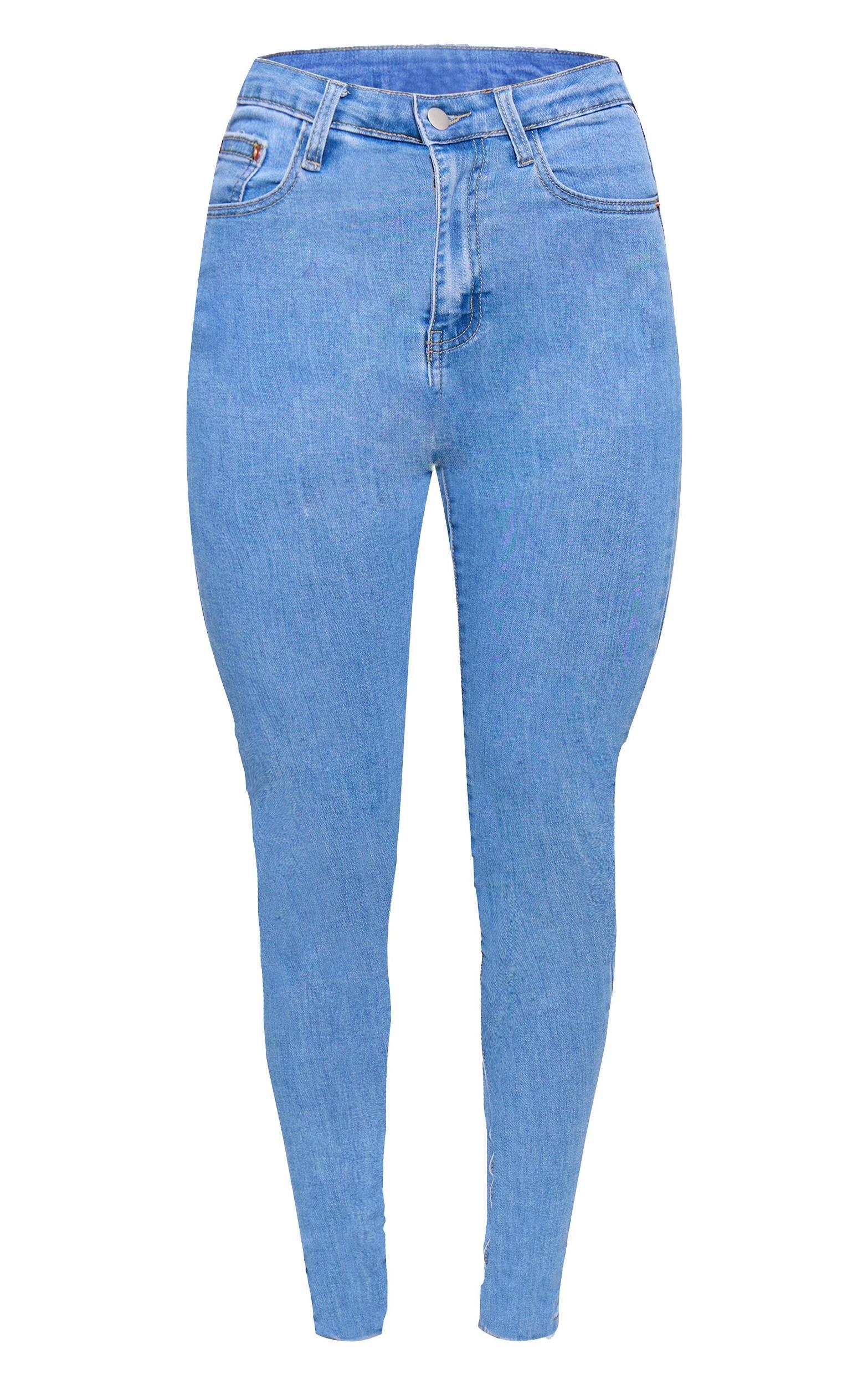 L30 Light Wash 5 Pocket Skinny Jeans Product Image