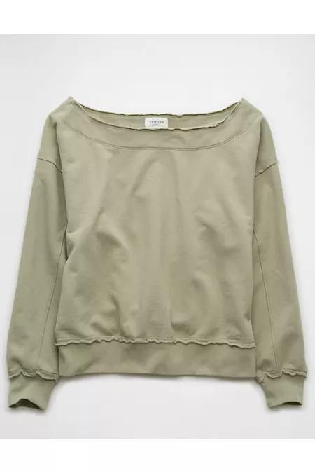 AE Off The Shoulder Sweatshirt Women's Product Image