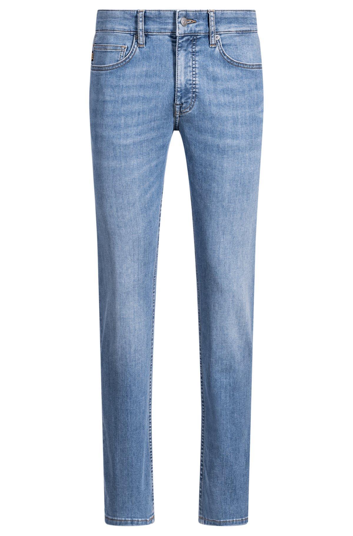 Delaware slim-fit jeans in blue soft-motion denim Product Image