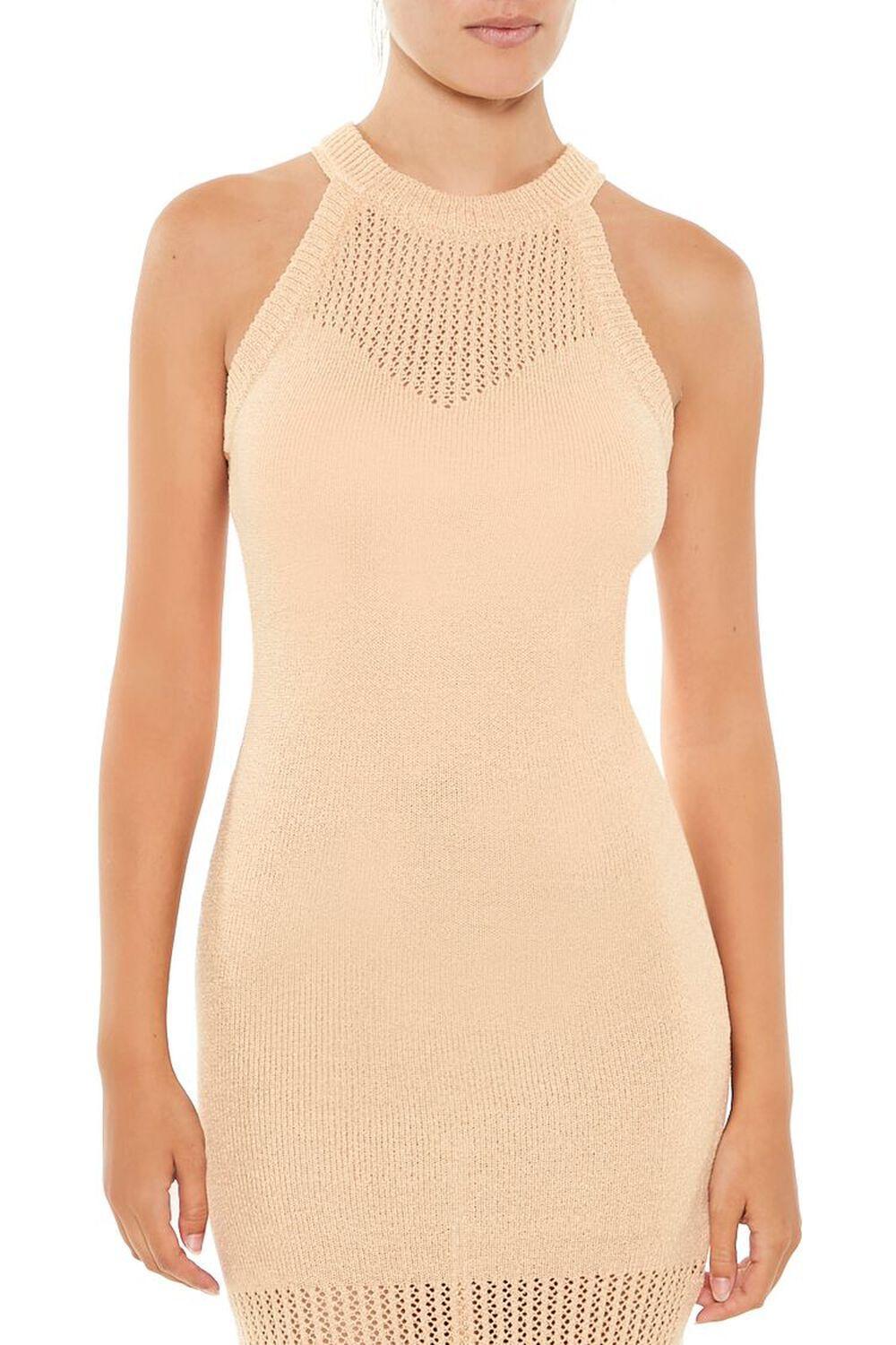 Crochet Sweater Midi Dress | Forever 21 Product Image