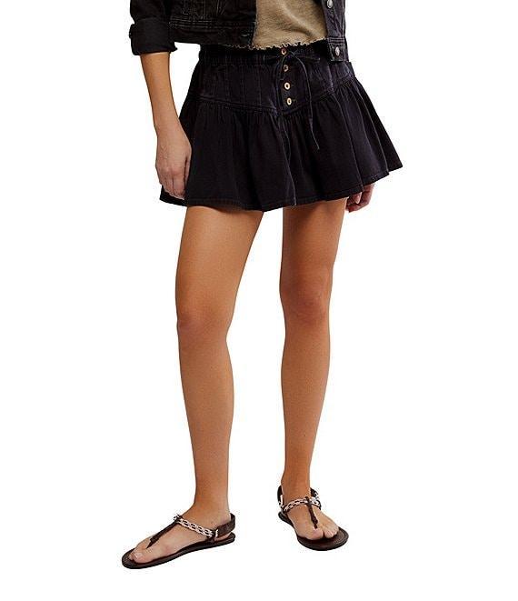 We The Free Free People Roselle High Rise Denim Mini Skirt Product Image