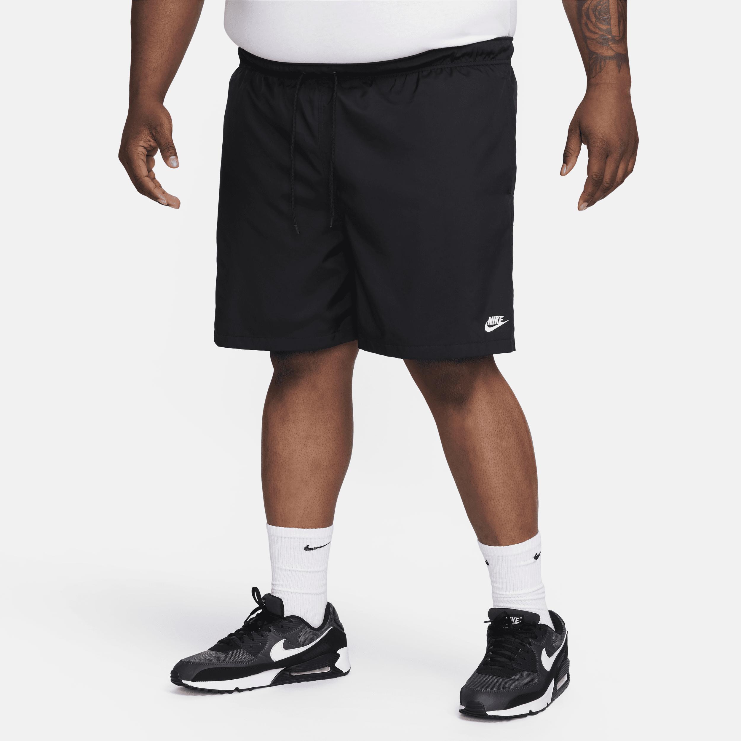 Big & Tall Nike Club Woven Flow Shorts, Men's, Size: Large Tall, Black Product Image