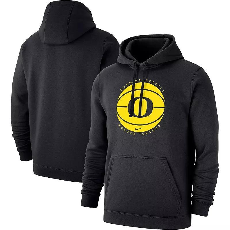 Men's Nike Black Oregon Ducks Basketball Pullover Hoodie, Size: Medium Product Image