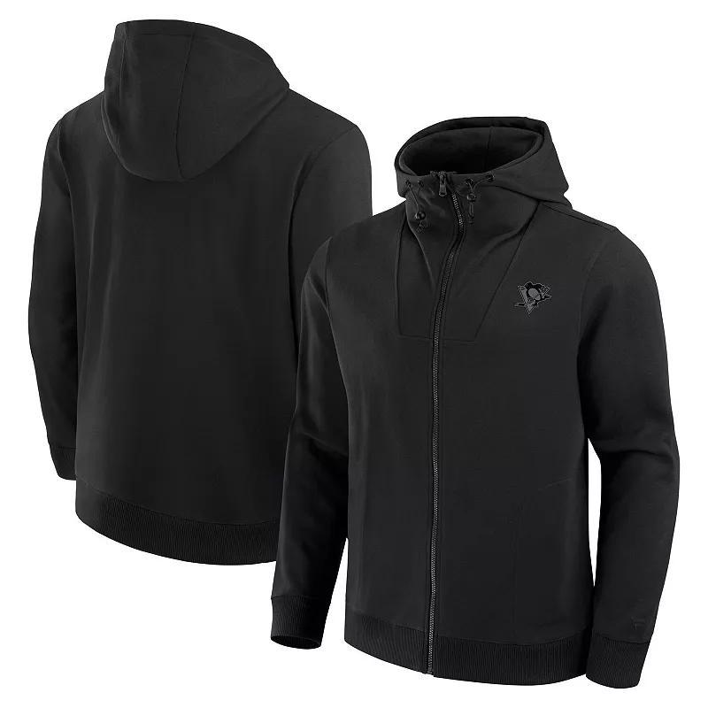 Men's Fanatics  Black New Jersey Devils Elements Signature Tonal Primary Full-Zip Hoodie Sweatshirt, Size: 3XL, Nhl Black Product Image