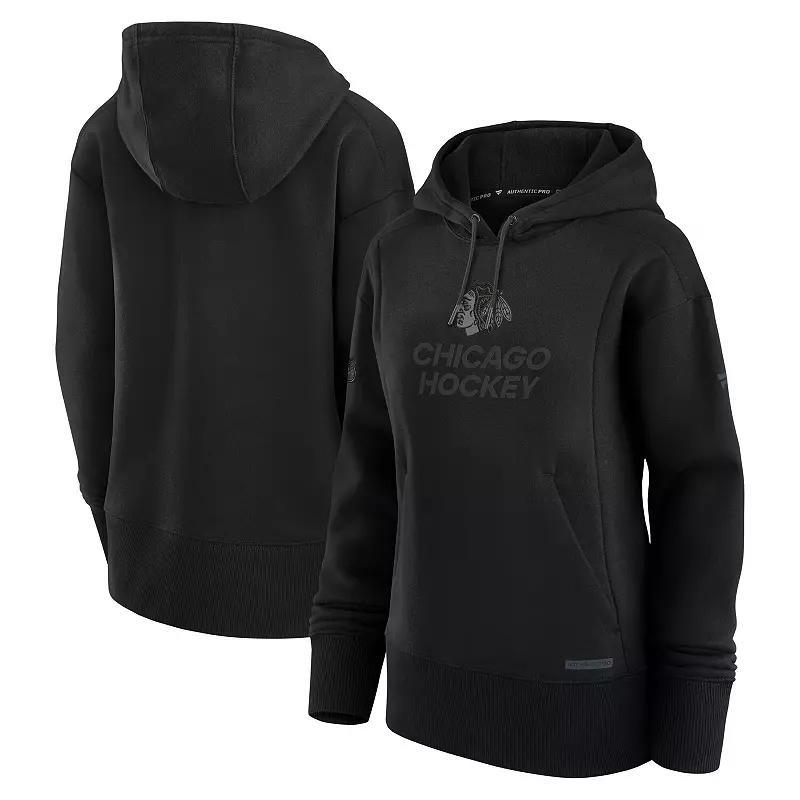Women's Fanatics Black Boston Bruins Authentic Pro Road Pullover Hoodie, Size: XS Product Image