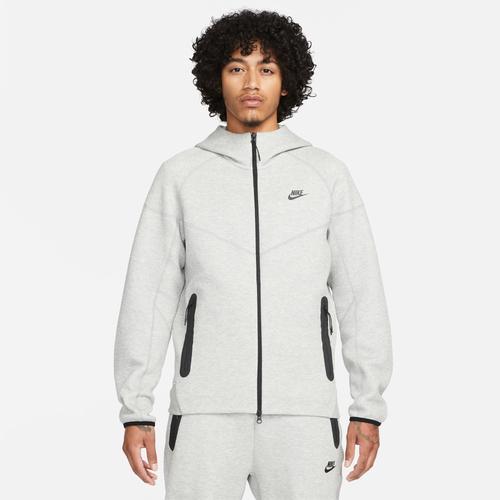 Nike Tech Fleece full zip hoodie in gray Product Image