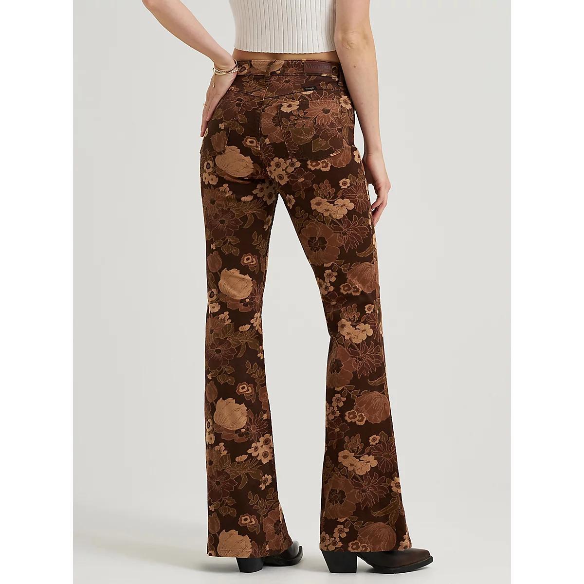 Women's Wrangler® Corduroy High Rise Fierce Flare Jean | Women's JEANS | Wrangler® Product Image