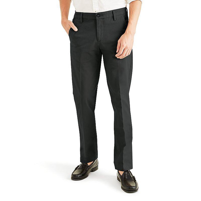 Men's Dockers® Workday Slim-Fit Smart 360 FLEX Khaki Pants, Size: 33X30, Black Product Image