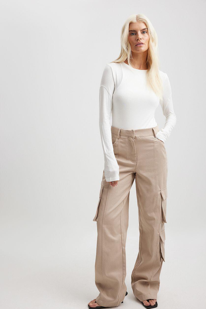 Seamline Detail Cargo pants Product Image