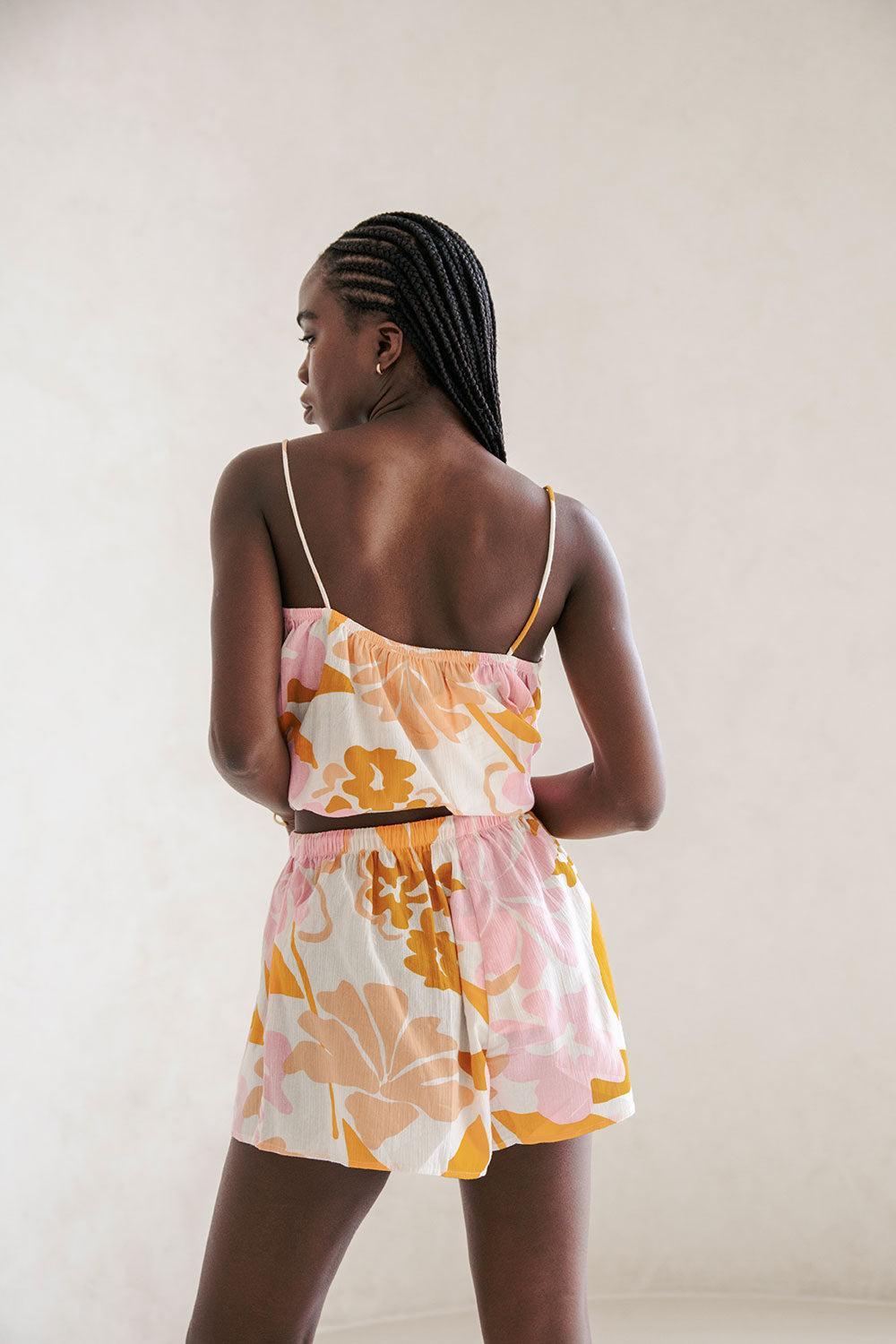 Jetta Top - Hibiscus Product Image