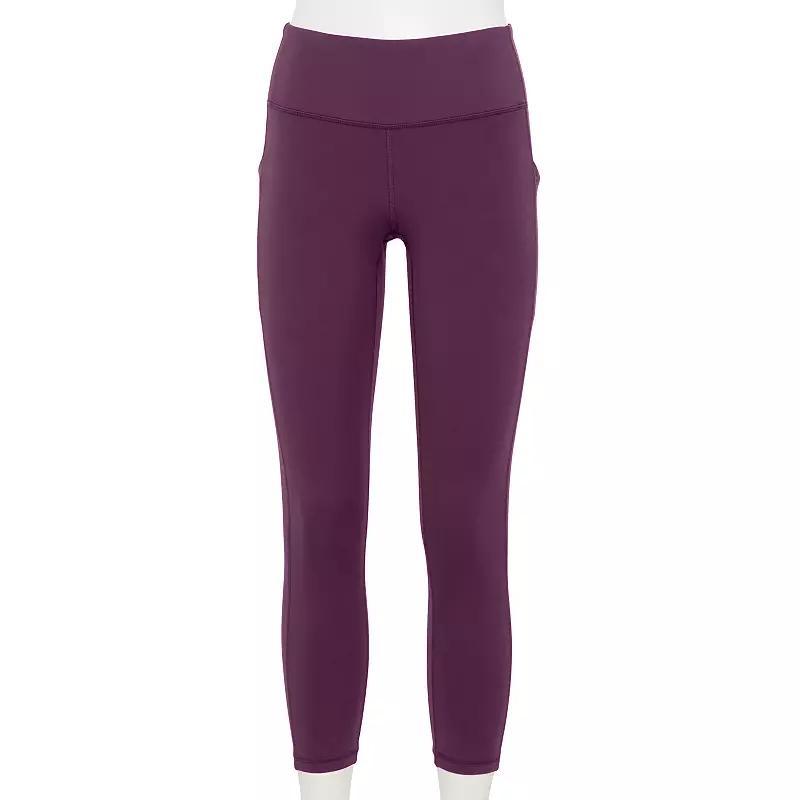 Women's Tek Gear® Adaptive Ultrastretch High-Waisted 7/8 Leggings, Size: Medium, Black Product Image