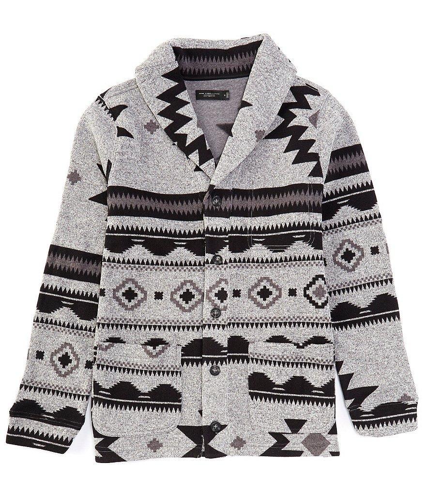 Junk Food Harper Fleece Sweater Cardigan Product Image