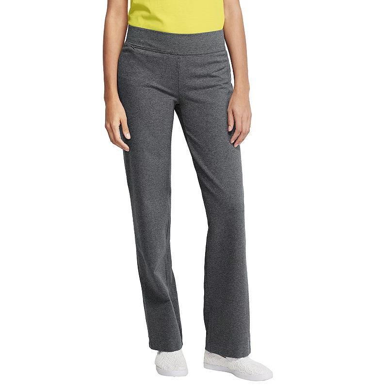 Plus Size Lands' End Starfish Pull-On Straight-Leg Pants, Women's, Size: 1XL, Green Moss Product Image