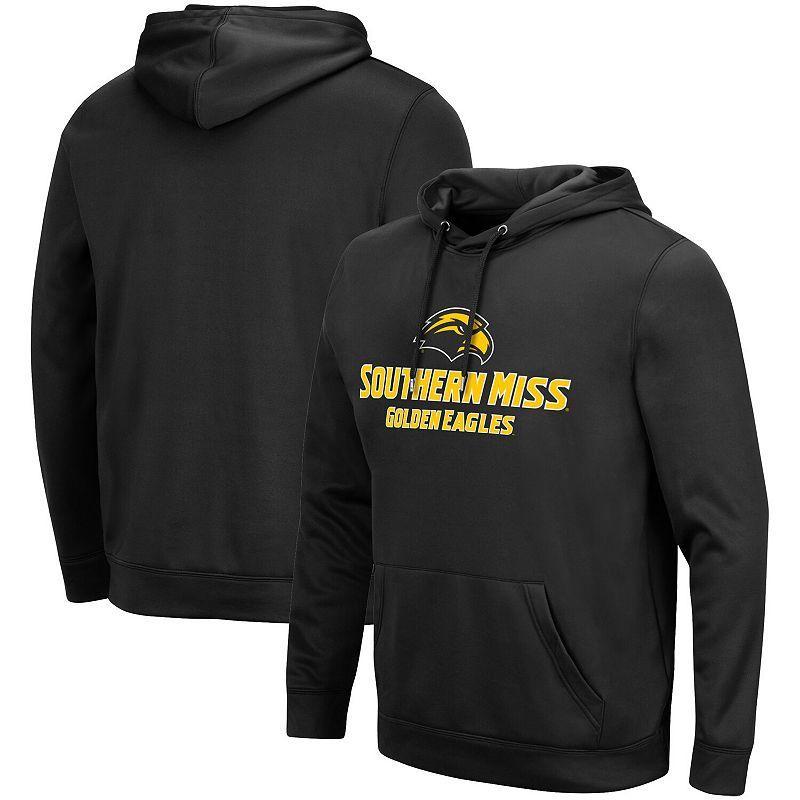 Men's Colosseum Black Cal Bears Blackout 3.0 Pullover Hoodie, Size: XL Product Image