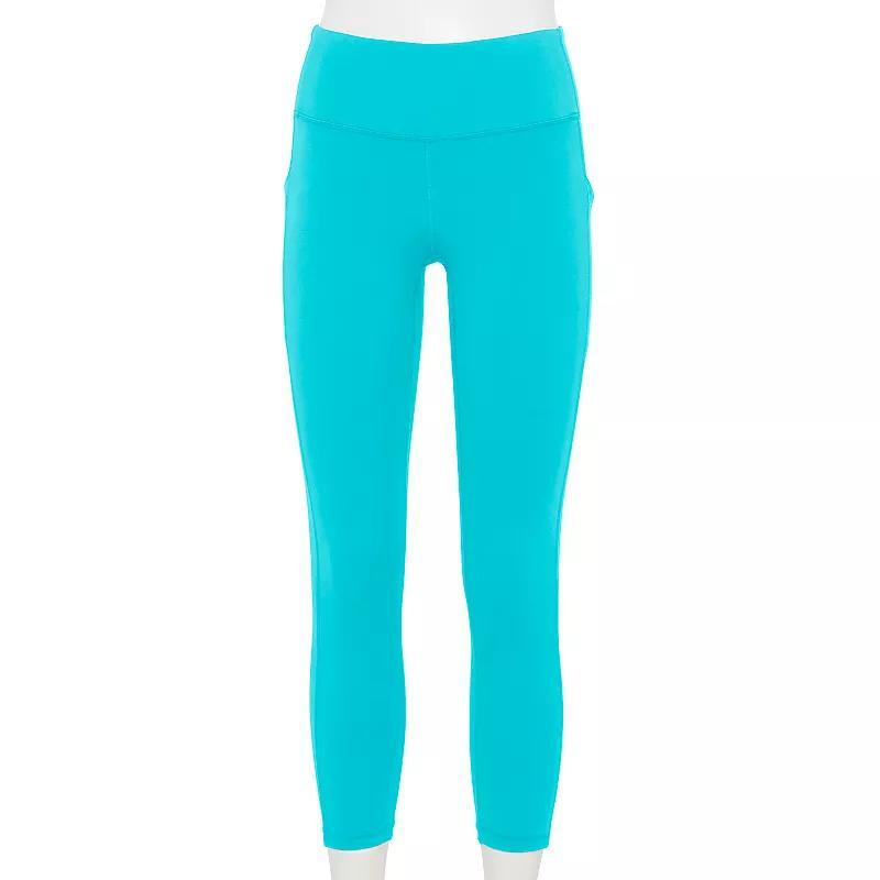 Women's Tek Gear® Adaptive Ultrastretch High-Waisted 7/8 Leggings, Size: Medium, Black Product Image