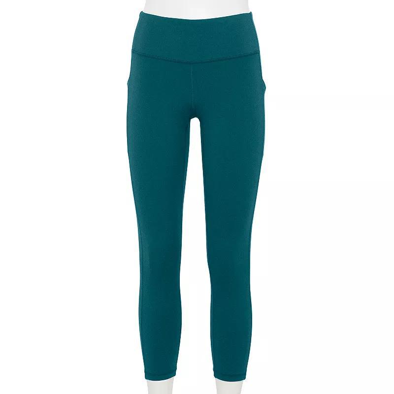Women's Tek Gear® Adaptive Ultrastretch High-Waisted 7/8 Leggings, Size: Small, Grey Product Image