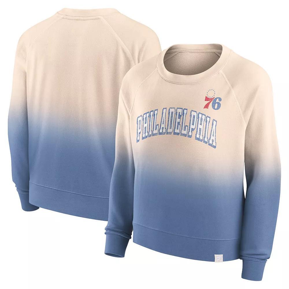 Women's Fanatics Branded Tan/Red St. Louis Cardinals Luxe Lounge Arch Raglan Pullover Sweatshirt, Size: XL, Team Product Image