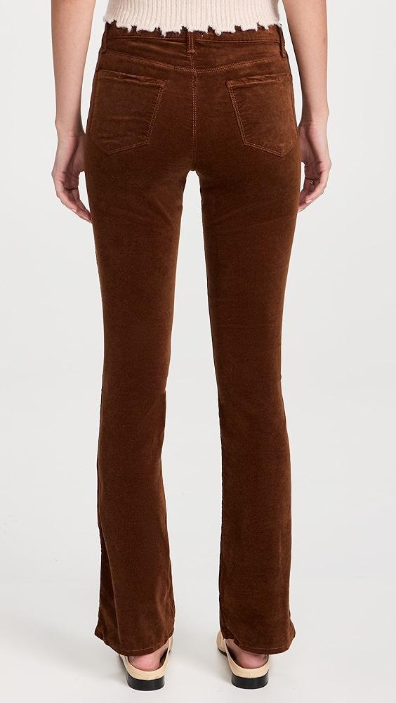 L'AGENCE Stevie Velvet Straight Jeans | Shopbop Product Image